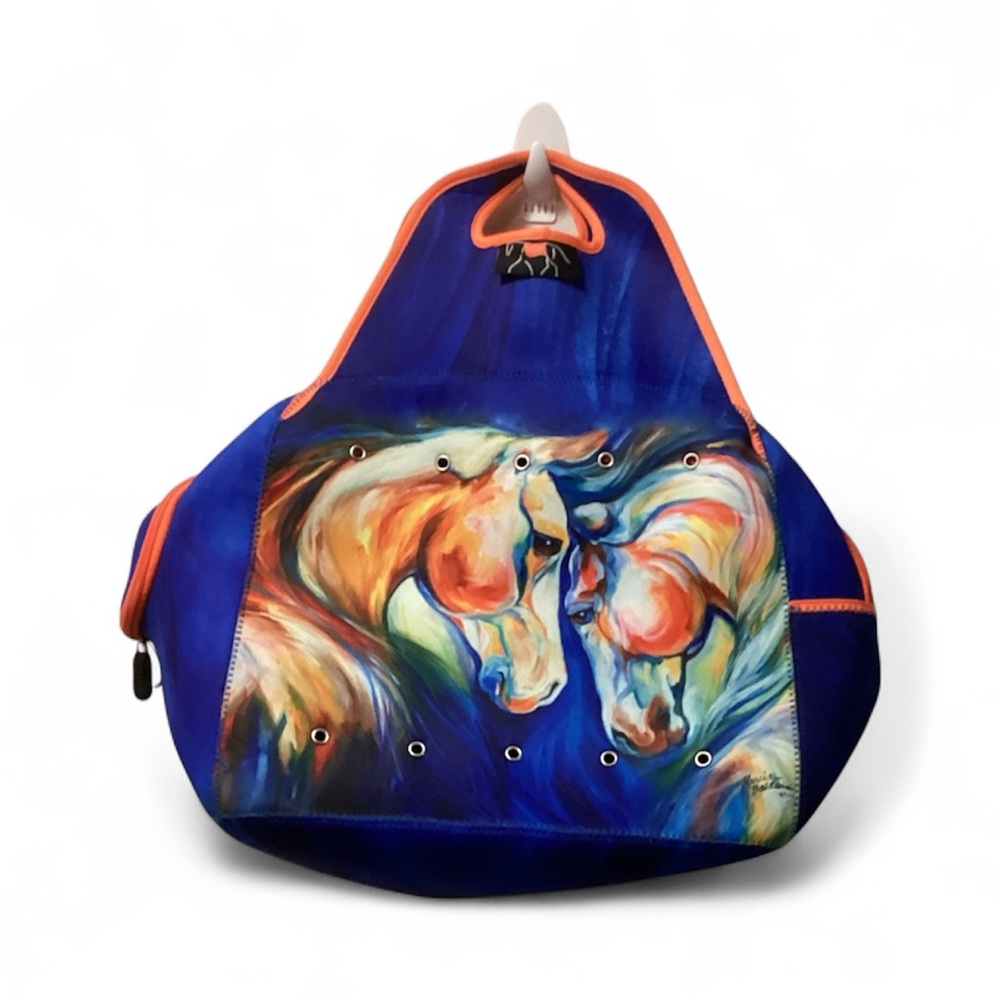 Twin Horses Equestrian helmet bag